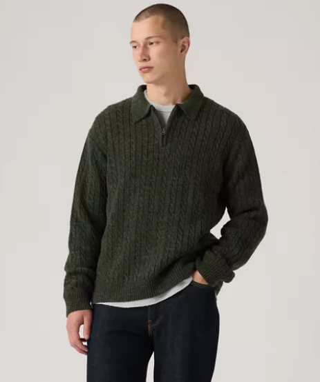 Levis Mason Collared Quarter Zip