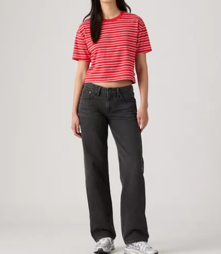 Levis Superlow Straight Mic Dropped Jeans