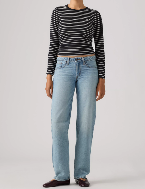 Levis Superlow Straight Let Love In Jean