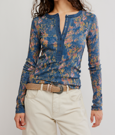 Free People Jamie Henley Printed Tee