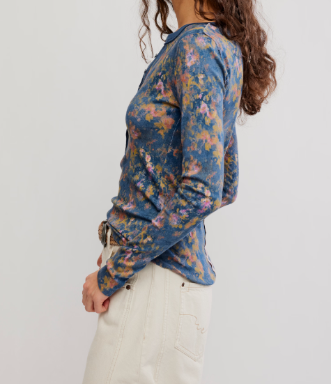 Free People Jamie Henley Printed Tee
