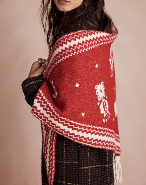 Free People Over The Coat Shawl