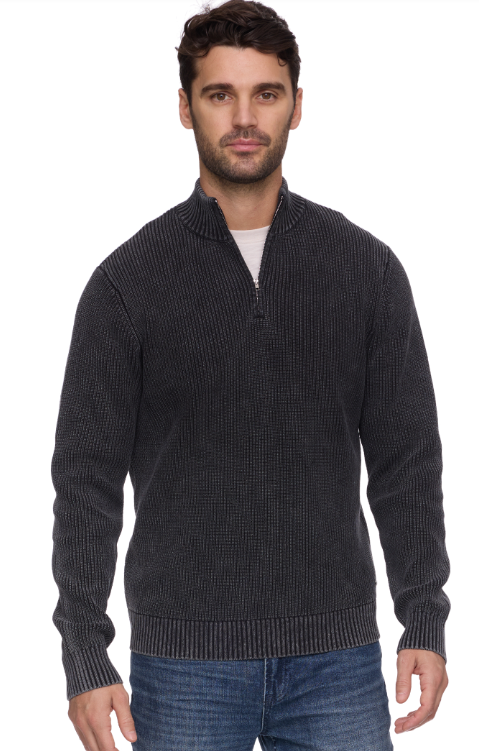 Flag & Anthem Vintage Wash 1/4 Zip Sweater