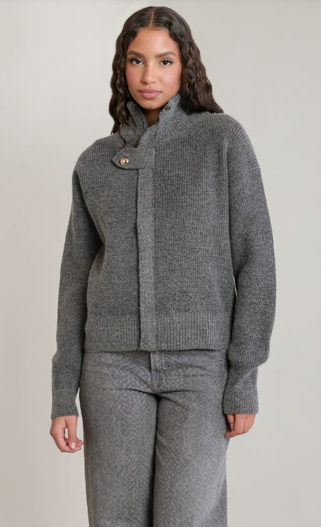 Dex Zip-Up Cardigan