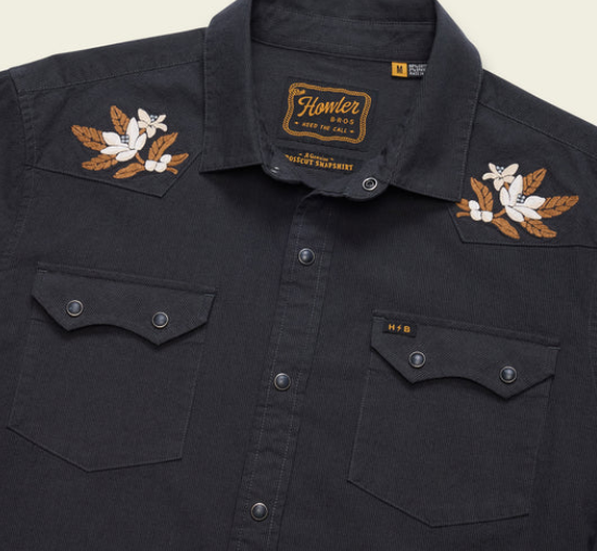 Howler Brothers Crosscut Deluxe Longsleeve-Orange Blossoms