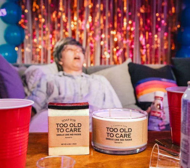 Whiskey River Soap A Candle For Too Old To Care