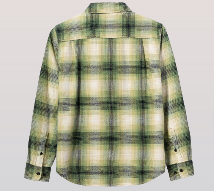 Dark Seas Charlos Woven Flannel Shirt