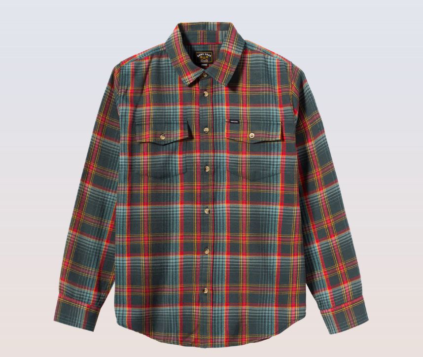 Dark Seas Maxville Woven Flannel Shirt