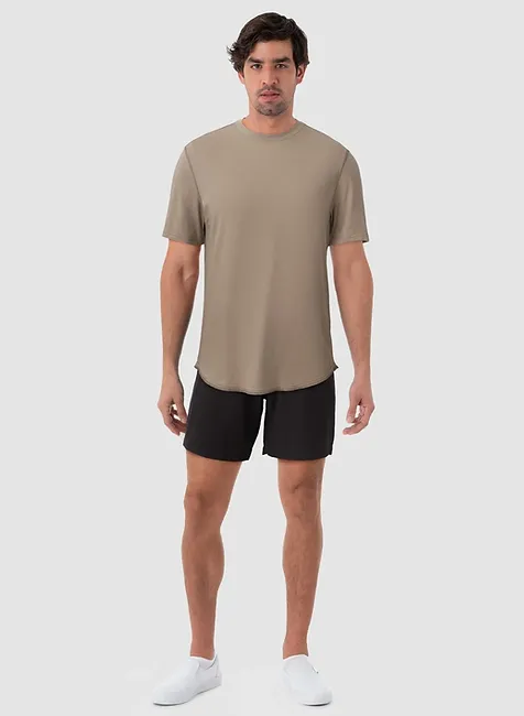 Surfside Salty Short Sleeve Scoop Bottom Jersey Tee