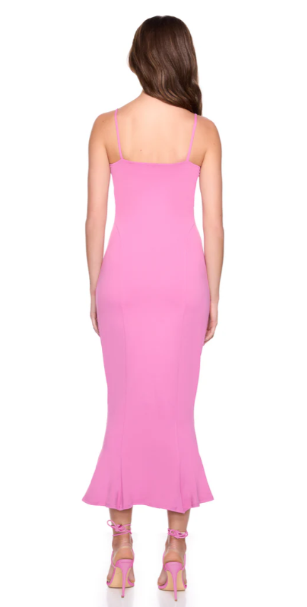 Susana Monaco String Trumphet Midi Dress