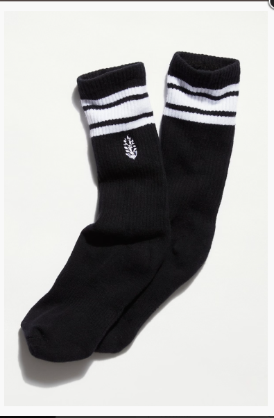 Free People Movement Logo Stripe Tube Sock