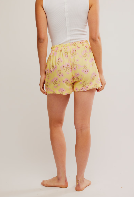 Free People Day To Day Floral Boxer