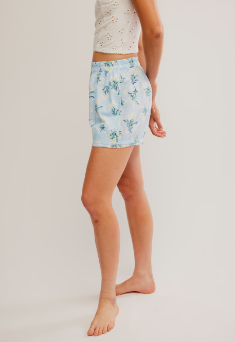 Free People Day To Day Floral Boxer