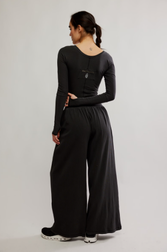 Free People Hot Shot Wide Leg Onesie