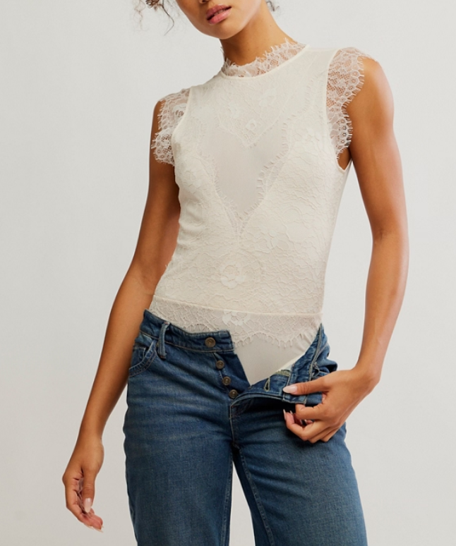 Free People Sweet Nothings Bodysuit