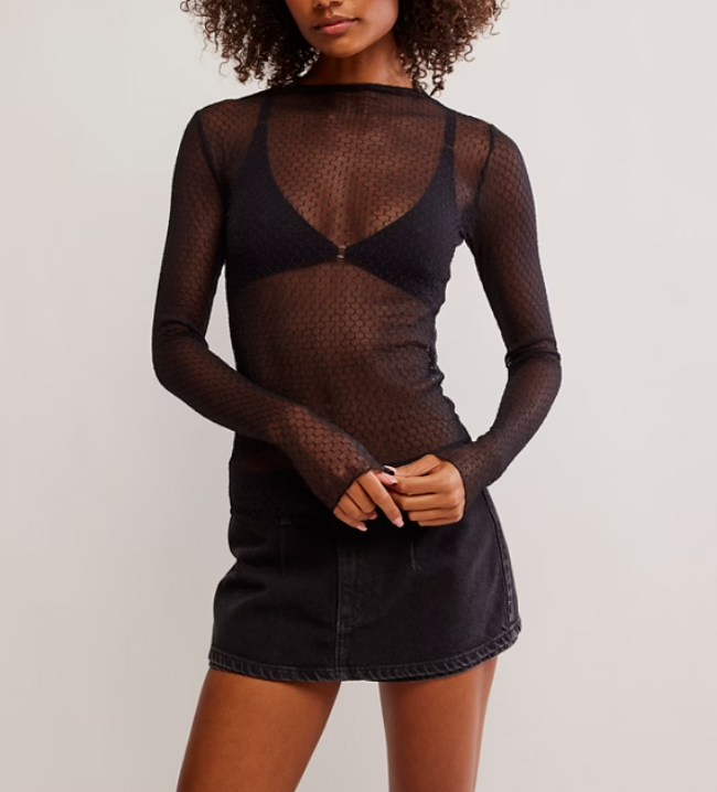 Free People Minding My Business Top