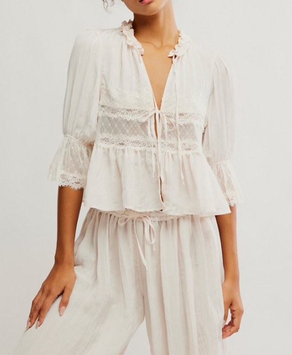 Free People Forever Young Bed Jacket