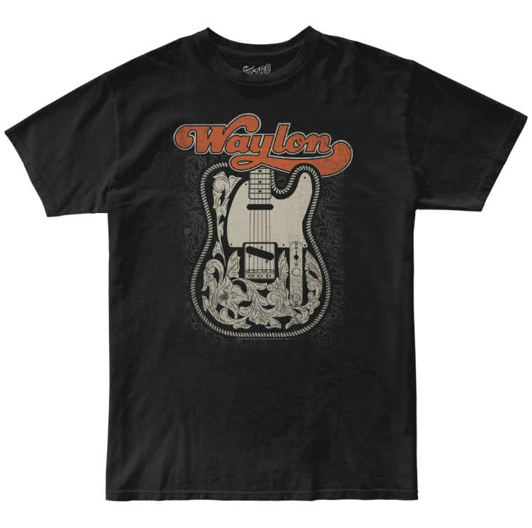 Retro Brand Waylon Guitar Graphic Tee