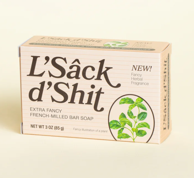 Whiskey River Soap L'Sack d' Shit - Triple Milled Bar Soap