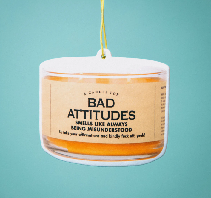 Whiskey River Soap Bad Attitudes Air Freshener
