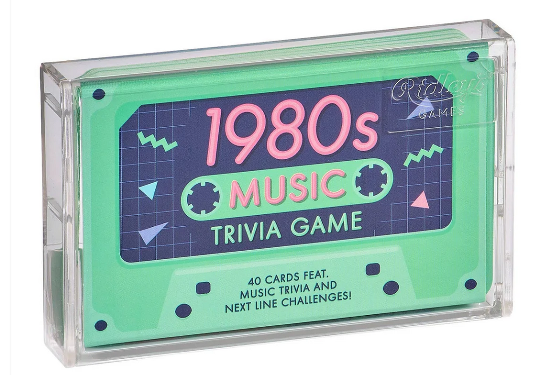 Chronicle Books 1980s Music Trivia Game