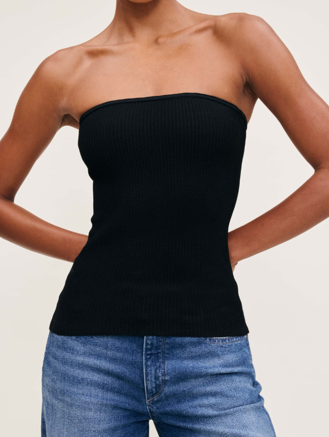 DL1961 Ribbed Tube Top