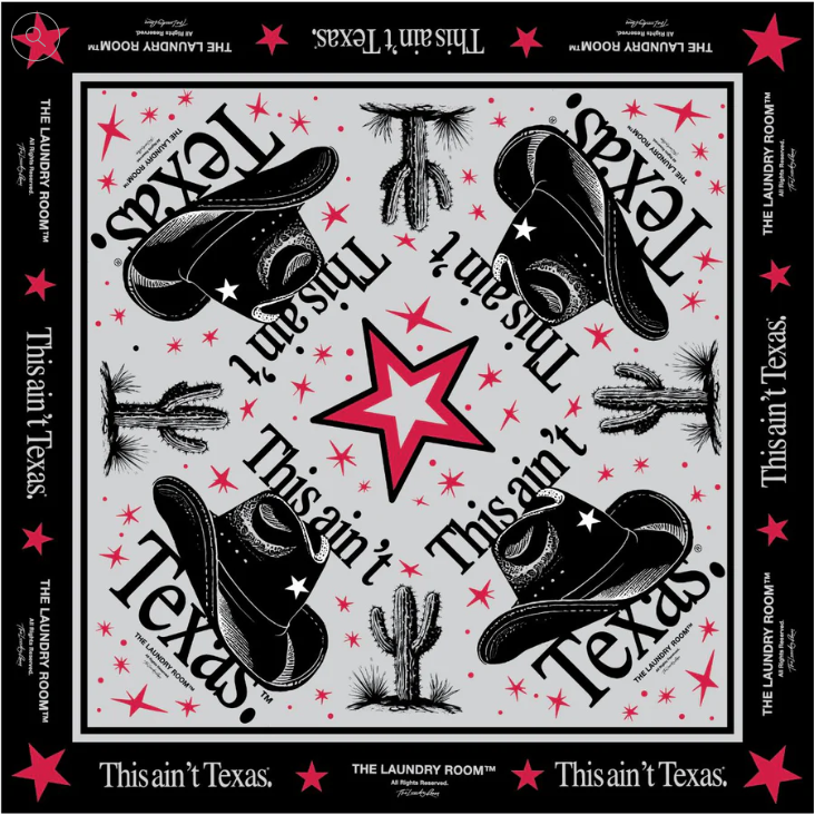 The Laundry Room This Ain't Texas Silky Bandana Top