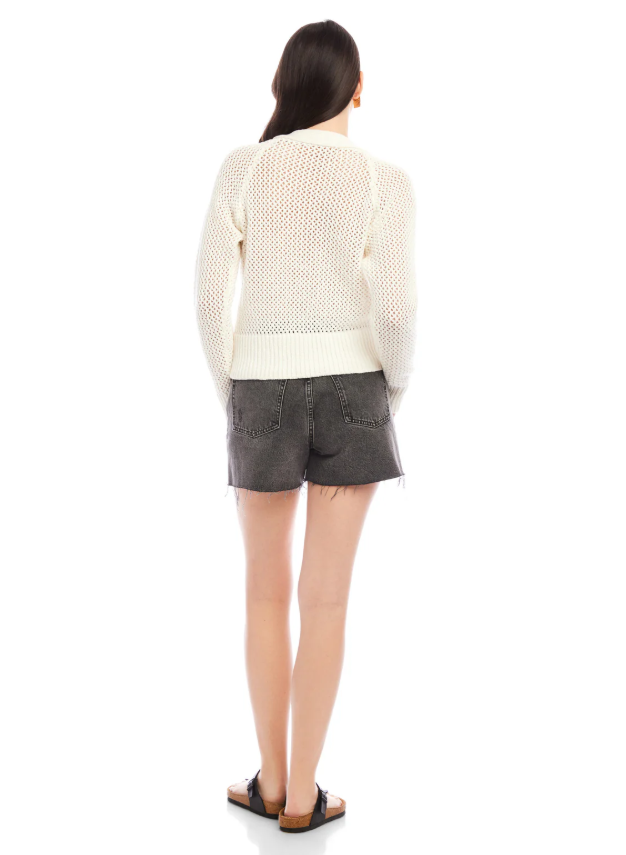Fifteen Twenty Ellen Crochet Cardigan Sweater
