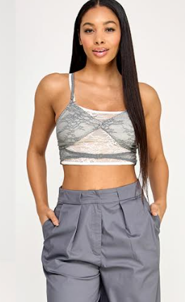 Spring Haze Lace Crop Top