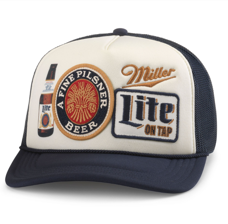American Needle Roscoe Iconic Foamy Miller Lite Hat