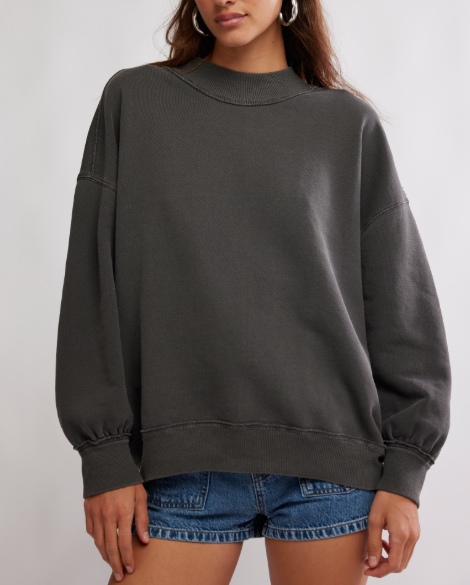 Free People Palm Springs Turtle Sweatshirt