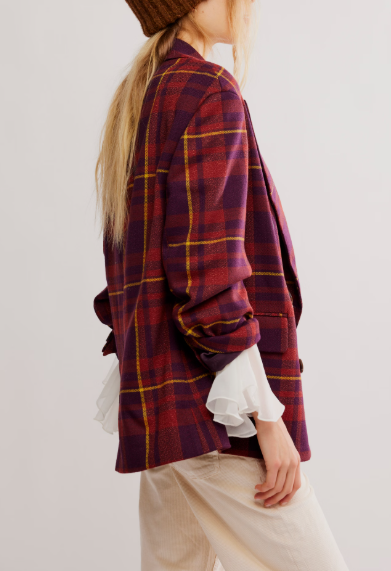 Free People Dean Double Breasted Blazer