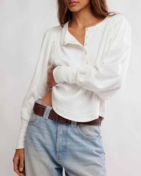 Free People Quinn Knit Top