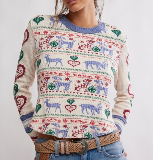 Free People Blissful Layering Tee