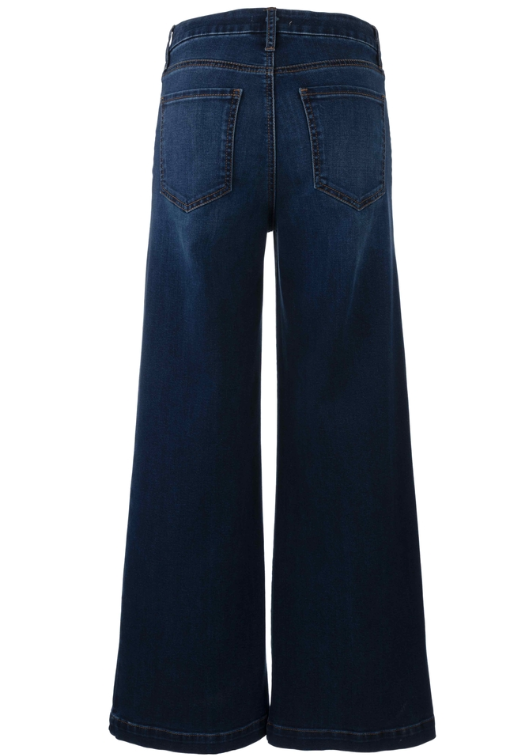 Kut Meg High Rise Wide Leg with Patch Pockets and Reg Hem