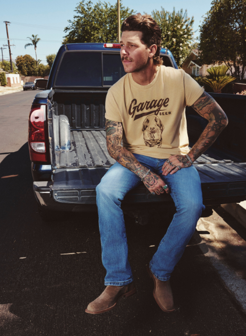 American Needle Red Label 2 Garage Dog Tee