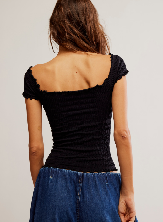 Free People Pucker Up Seamless Tee