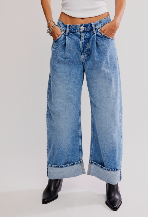 Free People Alia Wide Leg Jean