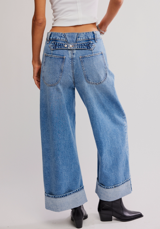 Free People Alia Wide Leg Jean