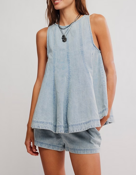 Free People Cassius Denim Set