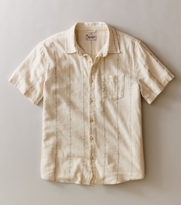 Marine Layer Short Sleeve Classic Stretch Selvage Shirt