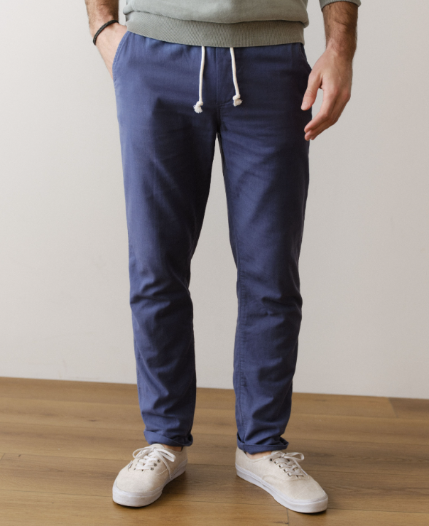 Marine Layer Saturday Stretch Beach Slim Straight Pant