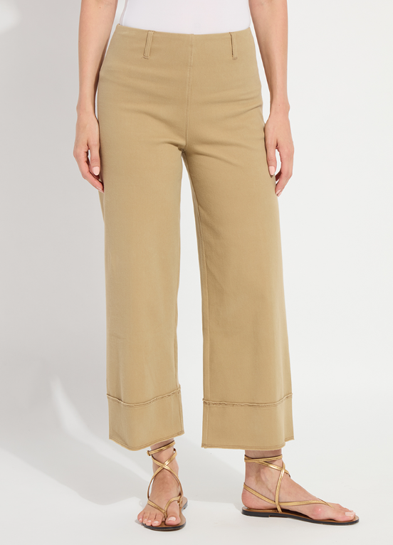 Lysse Margo High Waisted Wide Crop Denim Jeans