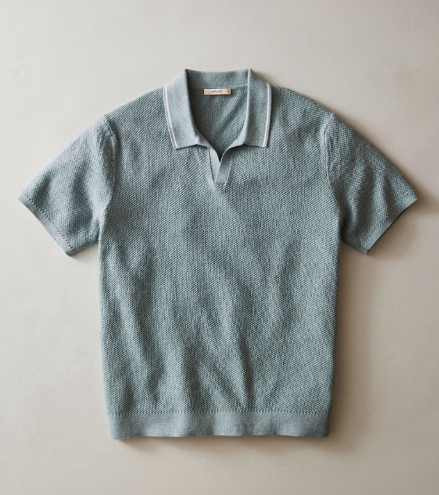 Marine Layer Greyson Sweater Polo