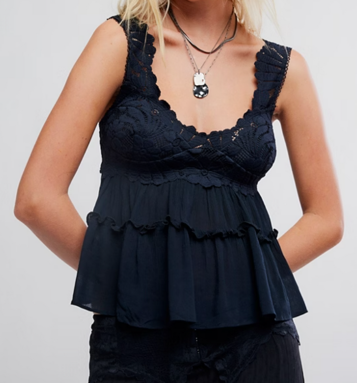 Free People Petal Party Shapeless Tank