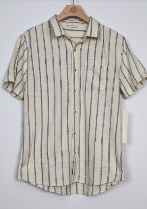 Marine Layer Short Sleeve Classic Stretch Selvage Shirt