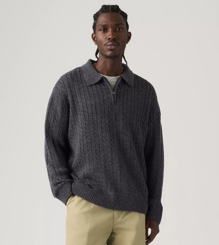 Levis Mason Collared Quarter Zip