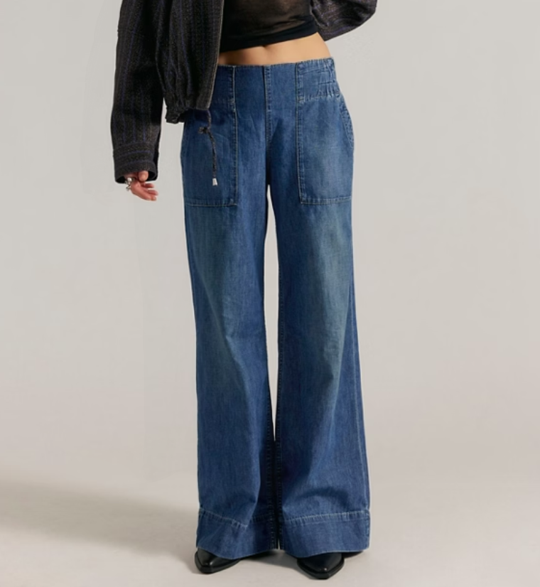 Free People Breezy Denim Pull On