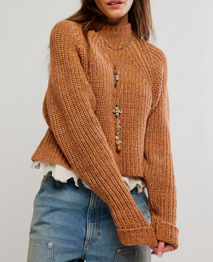 Free People Low Tide Pullover Sweater