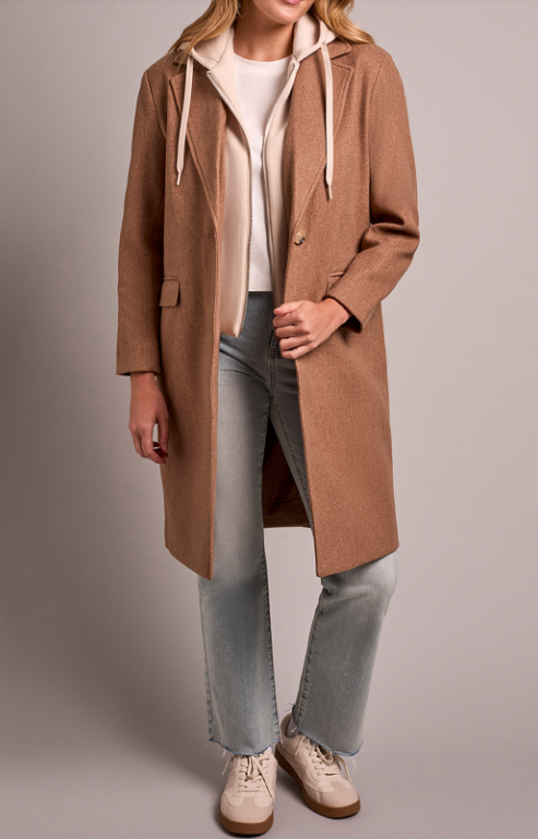 Tribal Trench Fooler Hoodie Coat